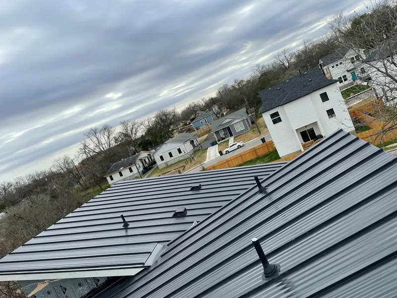 Standing seam metal roof panels with vents for Skylight Repair in Daphne